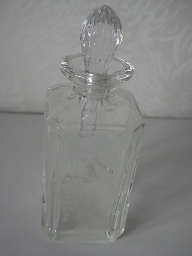 Glas whisky karaffe geätzt - whisky,