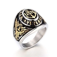 Silber und Gold Ring United