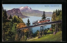 Rigi-Bergbahn auf der