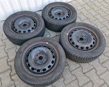 4 x Winterreifen 205/55R16 NOKIAN + Audi Stahlfelgen 8D0601027A 6Jx16 ET40 5x112