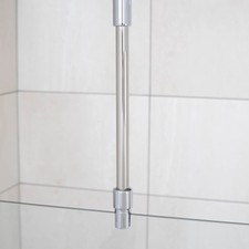 Stabilisationsstange Dusche Glas-Decke, Stabilisator Duschwand, Haltestange