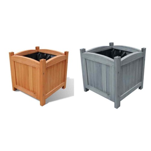 Pflanzkübel aus holz - pflanzkübel, 2x