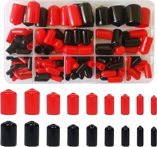 160 stück gummi endkappen - 160, gummi-endkappen