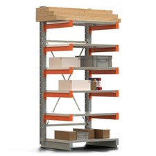 Kragarmregal, einseitig