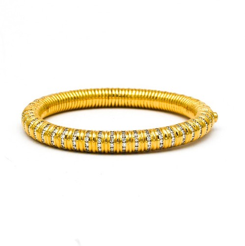 Armreif 750 gelbgold - armreif, mit