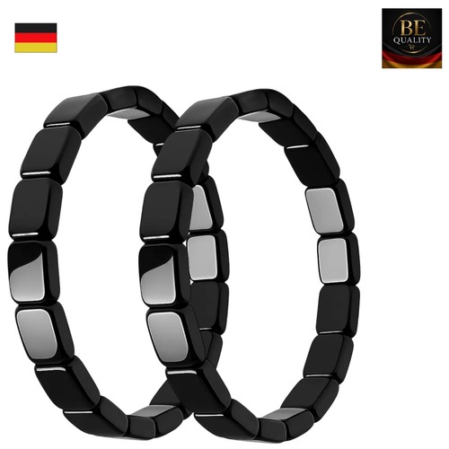 Hämatit armband herren 2er - hämatit,
