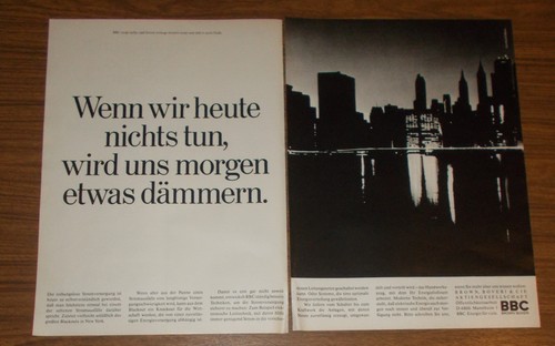 Seltene werbung bbc brown - werbung,