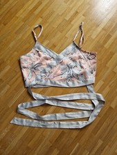 ROXY Crop Top Rosé Grau Gr. L NEU Beach Surf Love