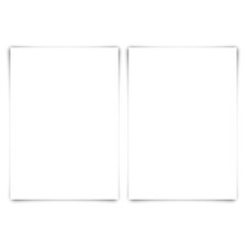 25 - 200 Set Blanko Karten DIN