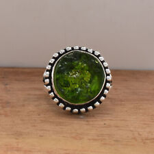 Grüner Moldavit Edelstein 925