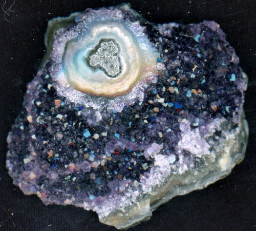 Achat agate mit amethyst - amethyst, von
