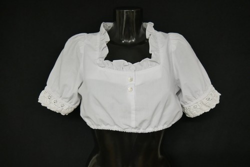 Dirndlbluse weiß bluse - dirndlbluse,