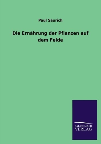 Saurich die ernahrung der - saurich,