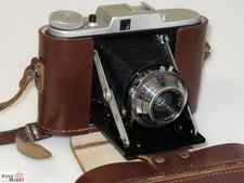 Set: Adox Golf Mittelformat Kamera 6x6 Objektiv Adoxar Vario 6,3/75 mm / Tasche
