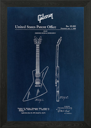 Gibson explorer gitarre patent - gitarre,