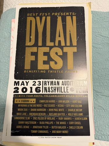 Hatch show print dylan fest - hatch,