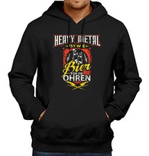 Kapuzenshirt Hoodie - Heavy Metal ist wie Bier für die Ohren