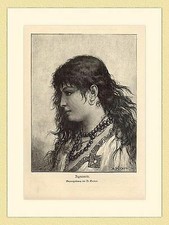 Zigeunerin Originalzeichnung