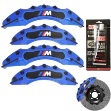 4x ABS PLASTIK Blau BMW M