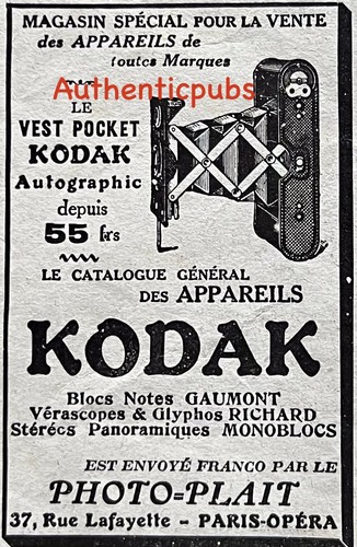 Reklame kodak vest - vest, pocket