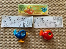 Ü-Ei Komplettsatz Kleine Tiere mit scharfen Augen 2xBZ Saison 1997/98