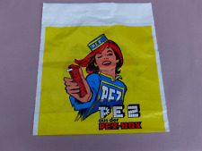 alte Einkauftüte PEZ Box - Figuren Walt Disney 60er 70er Jahre Vintage