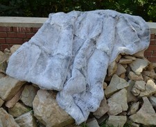 Felldecke Kaninchen Pelzdecke