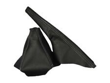 Schaltsack Handbremsabdeckung Fur Audi Coupe UR Quattro 1988-91 Leder Naht Weiss