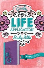 Tyndale Girls Life Application Study Bible-NLT (Leather Bound)