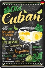 schilderkreis24 ? Blechschild Cocktail Rezept Deko Bar Küche Kneipe Pub Theke 