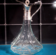 Jugendstil Karaffe Henkel Krug