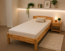 Holzbett Buche massiv natur