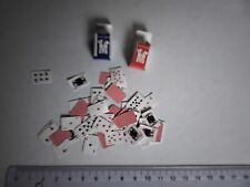 Miniatur  Kartenspiel  Wichtel,  Puppenhaus usw. 54 Karten 