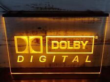 Dolby Digital Logo LED Neon Light , Farbe Gelb Mit  Stromanschlüss