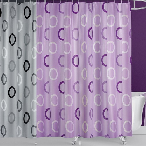 Edler textil duschvorhang 180 - duschvorhang,