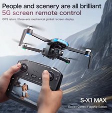 S-1x GPS Drohne 3 Achsen Gimbal 4K HDR C0 Kameradrohne flymore kombo mit 3 akku