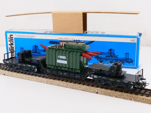 Märklin 4617 tiefladewagen - märklin,