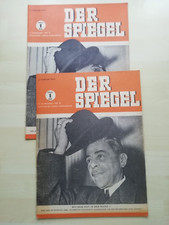 Der Spiegel, erster Jahrgang am 4. Januar 1947, Heft 1 Nachdruck Nr. ??