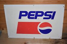 Altes Blechschild 50/60er Jahre Pepsi Cola,Doppelseitig,Softdrink,Retro,Original