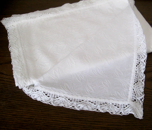 Edle alte tischdecke irisette - alte,