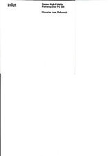 Bedienungsanleitung für Braun