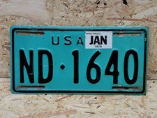 ALTES USA NUMMERNSCHILD - US