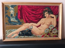 Gobelin Stickbild Akt mit