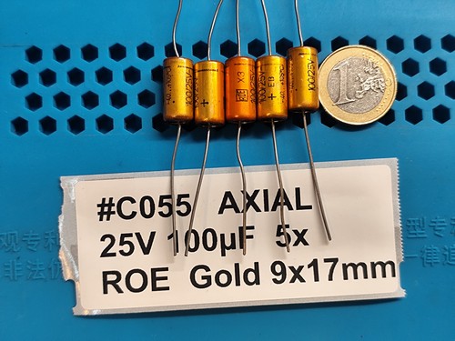 Roederstein gold 100uf - 5x,
