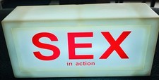 SEX Action Deko Licht Retro