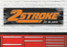 BR413B 2-Takt Garage Werkstatt Banner Schild Für KTM EXC 125 250 300 SX TPI 150