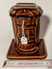 Spardose, Ofen Form, TIGER 1613 emailliert  GUSSEISEN - USA  1930/ 40, Werbung