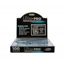 100 Ultra Pro 9-Pocket Pages