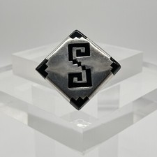 Vintage 925 Silber Brosche