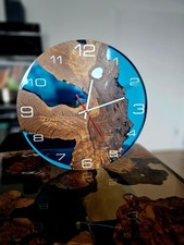 Handgefertigte wanduhr aus - wanduhr,